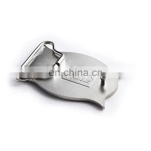Silver Practical Custom Metal 3d Belt Buckle Fastener thumbnail-6