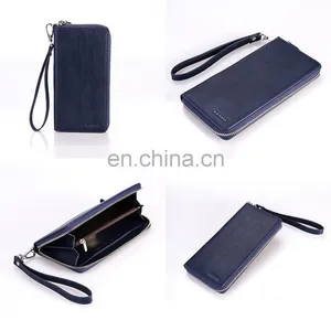 Realiable Quality New Style Bule Leather Popular Ladies Leather Wallet Sellers thumbnail-6