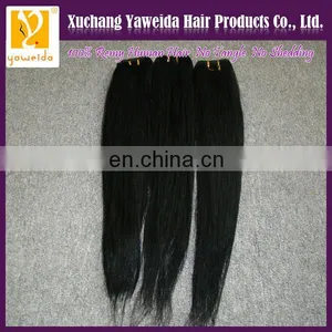 High Quality Grade Cheap Celebrity Brazilian Hair Weave Black Asian Human Hair thumbnail-1