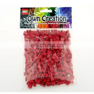 250g Blocks 1000 Pcs 500 Pcs 250 Pcs Basic Plastic Building Blocks Building Bricks in PE Bag thumbnail-1