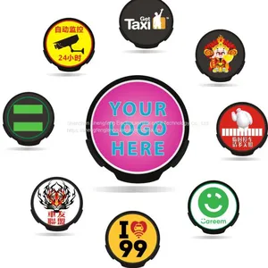 LED Car Decals, LED Logo Sign for LYFT Cab Service thumbnail-5