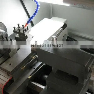 CK0640A Miniature and Small CNC Lathe Manufacture With Tailstock and Turret thumbnail-3