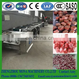 Fresh Pork Dicing Machine | Frozen Pork Dicer| Pork Cubes Dicing Machine thumbnail-3