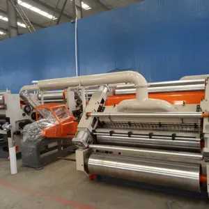Fingerless Type Single Facer Corrugated Cardboard Machine/Single Facer Carton Box Machine thumbnail-1