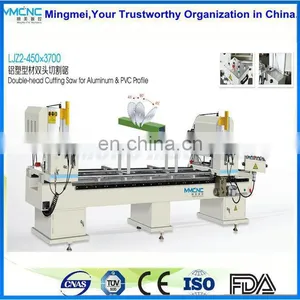 SJZ2 Double Head PVC Window Making Machine/upvc Window Portable Cutting Saw Machine thumbnail-2