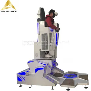Newly Design Amusement Equipment 720 Degree Virtual Reality Super Rocket VR Simulator Game Machine thumbnail-1