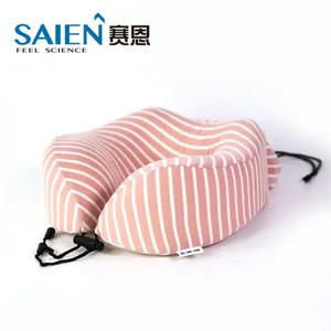 Adjustable Support Memory Foam Travel Neck Pillow for Airplane Bus thumbnail-1