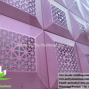 Laser Cut Metal Screen Aluminum Cladding Panels Metal Facades thumbnail-2