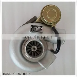6D16T Engine Turbo 49187-00271 TD07S Turbocharger for Mitsubishi thumbnail-1