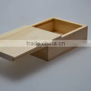 Custom Logo and Color Sliding Lid Solid Pine Wooden Pencil Box,small Wood Pencil Packing Box thumbnail-3