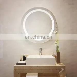 Beveled Round Circle Mirror thumbnail-1