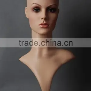 Plastic Head Female Head Mannequin Realistic Head Cheap Model H1052 thumbnail-6