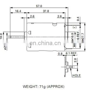 12V or 20V Printer dc Motor for Machine RS-380385H thumbnail-5