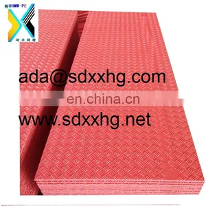 High Density Polyethylene HDPE Durabase Anyaman Untuk HDPE Jalan Tikar Flooring Mat Turf Protection Truck Support Plate thumbnail-2