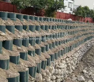 HDPE Geocell for Slope Protection Project in Myanmar thumbnail-3