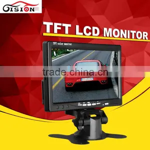 120 Degree Swivel 7inch Color TFT LCD Digital Player Monitor 800x480 Reversing Rear Monitor thumbnail-1