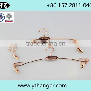 Metal Underwear Hanger Rose Gold Lingerie Hanger for Women thumbnail-2