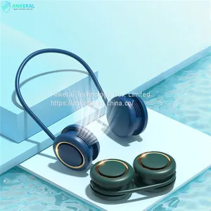 Bladeless Mini Neckband Fan Popular Promotional Gifts in Summer thumbnail-1