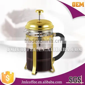 Golden Color Coffee Pot,coffee Plunger,stainless Steel French Press Golden B04 thumbnail-1