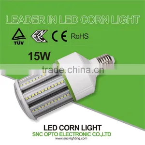 SNC ENEC/TUV/CE/RoHS 15w Led Corn Light 115lm/w thumbnail-1