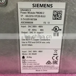 Brand New Siemens SINAMICS G120 Power Module PM240-2 6SL3210-1PE28-8UL0 thumbnail-5