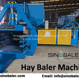 Hay Baler Machine, Hydraulic Hay Baling Press Machine – SINOBALER thumbnail-1