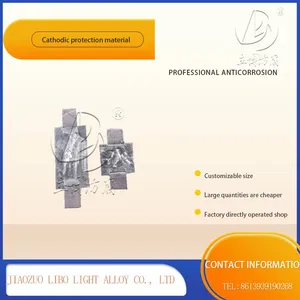 Zinc Alloy Sacrificial Anode for Pipes Price Advantage Cathodic Protection Material thumbnail-4