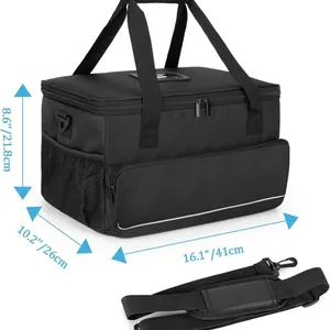 Big Insulated Medical Bag With Adjustable Dividers, Easy Clean Trauma Bag, Medicine Supplies Storage Bag thumbnail-2