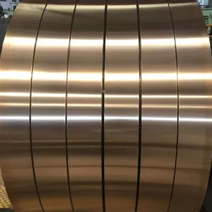 Copper-clad Steel Sheet Coating Gilding Metal (Brass 90 Clad on Both Sides) H90/F11/H90 1.0mm thumbnail-1