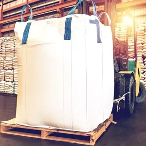 Cement Bag Lifting Lifting Bags Soft Lifting FIBC Breathable PP Woven Sacks 1100lbs 2200lbs 3300lbs Sling Bags for Cement thumbnail-3