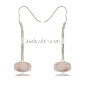 Murano Lampwork Glass Bead Earrings for Young Women thumbnail-5
