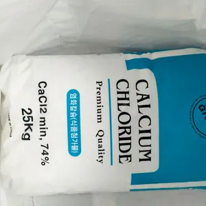 Industrial Grade 96% Calcium Chloride Flakes Powder 74% 77% 94% Dihydrate Anhydrous Food Grade Salt Snow Melting Agent thumbnail-1