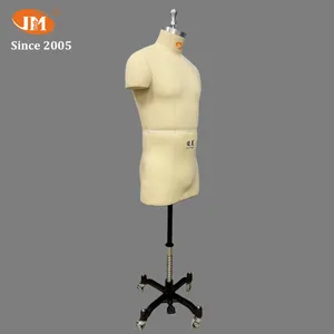 JUN MEI Custom Men's Half-Body Dress Form for Pattern Making, Professional Tailoring Mannequin for Accurate Men's Garment Design thumbnail-2