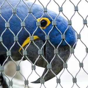 Bird Netting Fence / Bird Garden Roof Net / Eco Zoo Mesh Factory Direct Hot Sale Manufacturer Hot Sale thumbnail-4