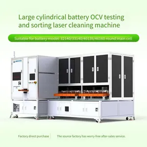 Integrated Machine for Large Cylindrical Ocv Testing, Sorting and Laser Cleaning; Integrated Machine for Cylindrical Battery Ocv Cleaning and Sorting thumbnail-3
