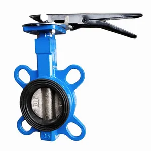 Manufacturers Direct Sales JIS Cast Iron Soft Seal EPDM Butterfly Valve Wafer Butterfly Valve thumbnail-4