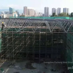 Processing of Bolted Spherical Grid Frames for School Gymnasiums, Production of Welded Spherical Grid Frames in South China, Factory for Bending and Making Through-holes of Circular Tube Trusses With a Diameter of 89 - 650mm thumbnail-3