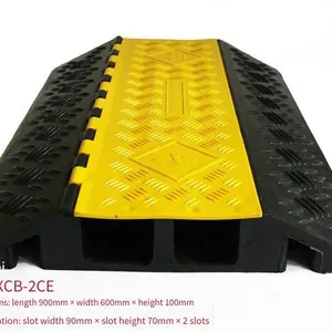Jiulei Brand Jl-xcb-2ce Rubber and Plastic Bridge Belt [manufacturer] Length: 900mm * Width: 600mm * Height: 100mm - Slot Width: 90mm * Slot Height: 70mm * 2 Wire Slots thumbnail-3