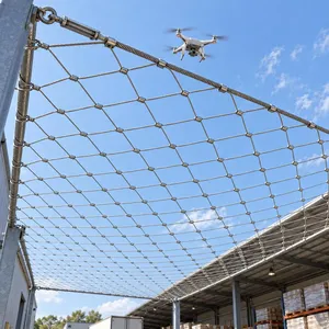 Anti-UAV Mesh Galvanized Steel Rope Perimeter Protection thumbnail-3