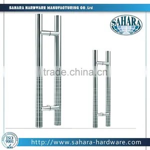 Stainless Steel Exterior Glass Door Handle/pull Handle/H Shape Door Pull Handle thumbnail-2