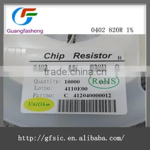 0402 SMD Resistor 820R 1% 1/16W thumbnail-1
