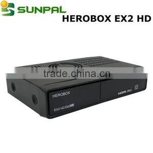Herobox Ex2 Satellite Receiver Mini HD Model Herobox EX2 BCM7362 751MHZ Dual-core More Powerful Than Solo Pro V3 Solo PRO thumbnail-2