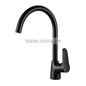 Single Lever Economic Black Kitchen Faucet in China thumbnail-1