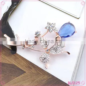 Scarf Clip Jewelry Wedding Invitations Brooch Pin Crystal Flower Brooches thumbnail-1