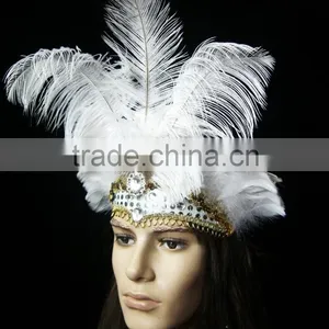 2016 Custom Party Headwear Feather Headdress and the Wholesale Headdress Colorful Mask and Party Mask thumbnail-5