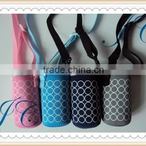 Fashion OEM Customized Design Printing Logo Different Shape Wine Bottle Cooler Sleeve thumbnail-1