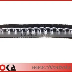 Fashion Garment Lace Trim With Chains thumbnail-1