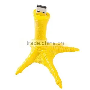 Funny Cartoon Shape Chicken Paw Design Usb Flash Drive Escrow thumbnail-3