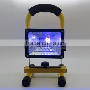24 LED AC 90-240V White/Red/Blue Outdoor Rechargeable 30W Flood Light thumbnail-5