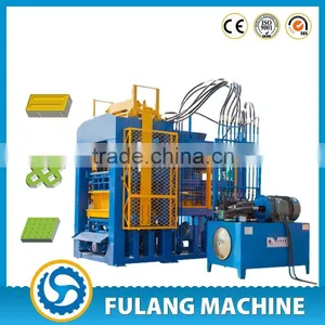 Automatic Cement Block Moulding Machine QT10-15 House Plans How to Make Bricks at Home Cement Factories in Egypt thumbnail-1